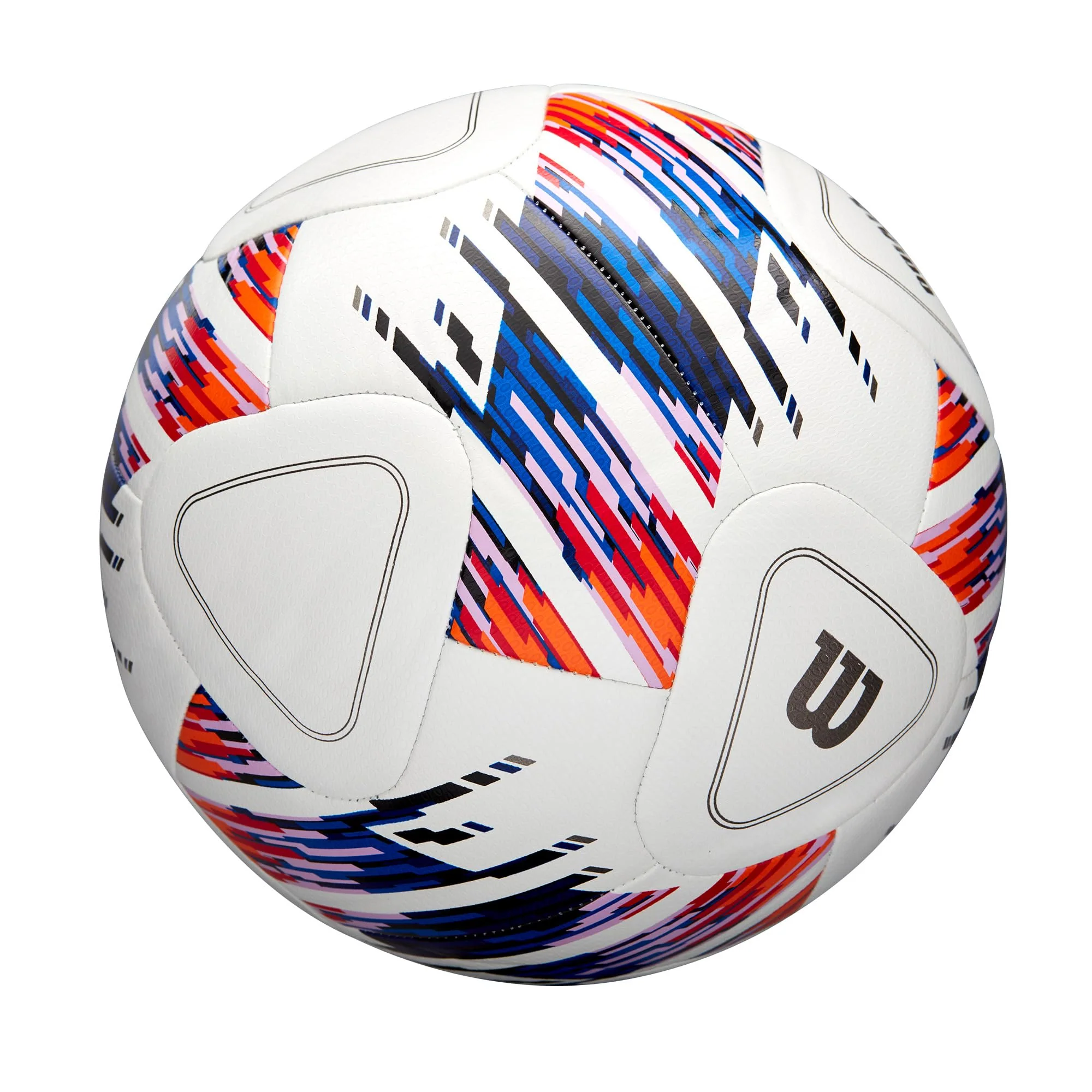 WILSON NCAA Vivido Replica Soccer Ball - Size 5, White/Orange/Purple - Image 3