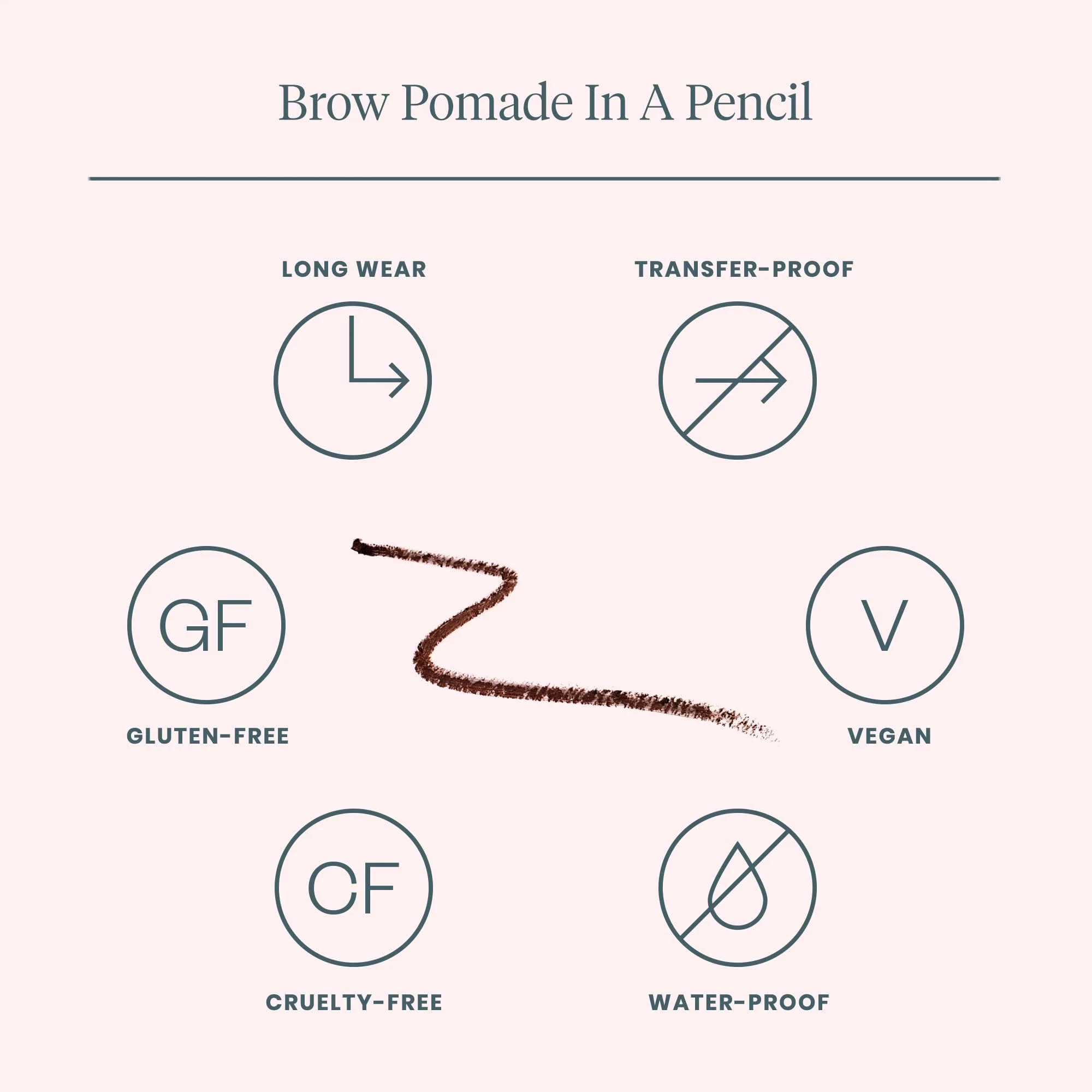 WONDERSKIN Eyebrow Pencil - Sharpenable Brow Pencil For Natural Looking Brows, Brown Eye Makeup, Long Lasting Eyebrow Pomade (Dark Brunette) - Image 4