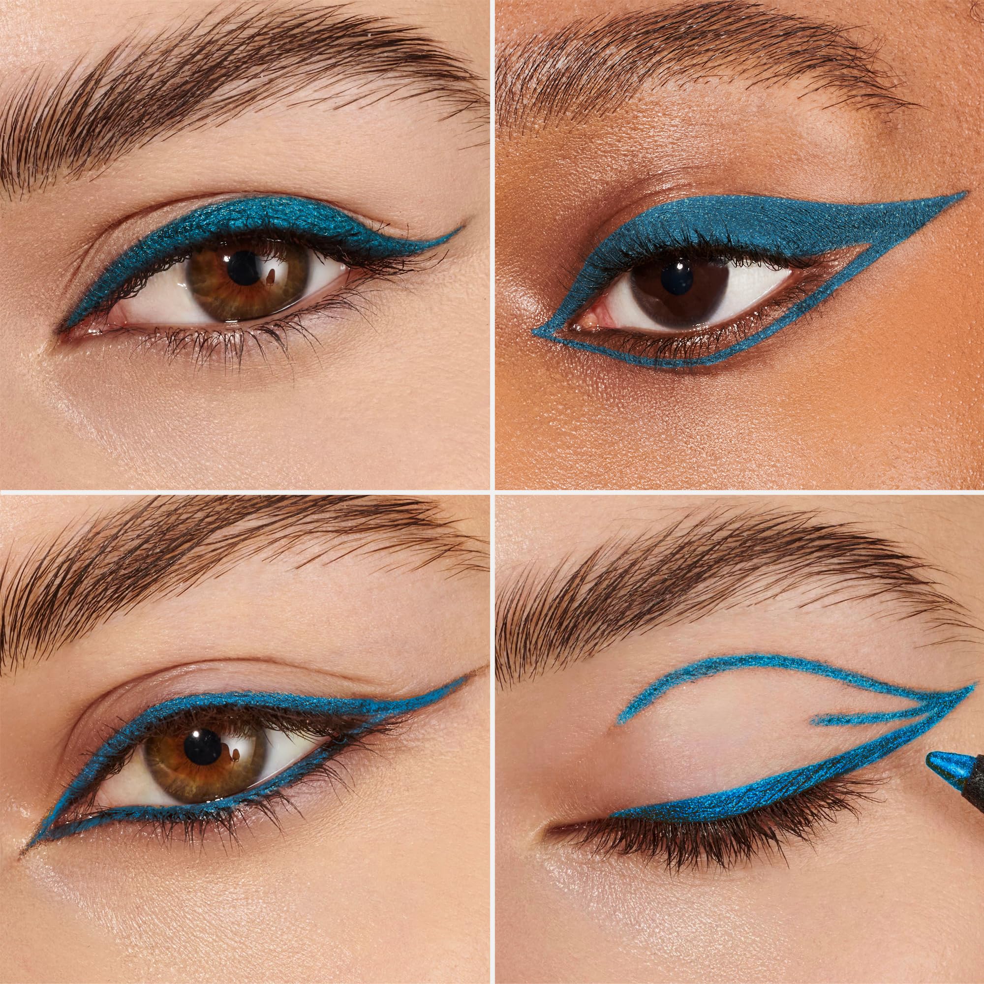 Wonderskin Eyeliner Pencil, 1440 Longwear Blue Eyeliner Pencil - Waterproof, Sharpenable & Smudge Proof (Aqua) - Image 8