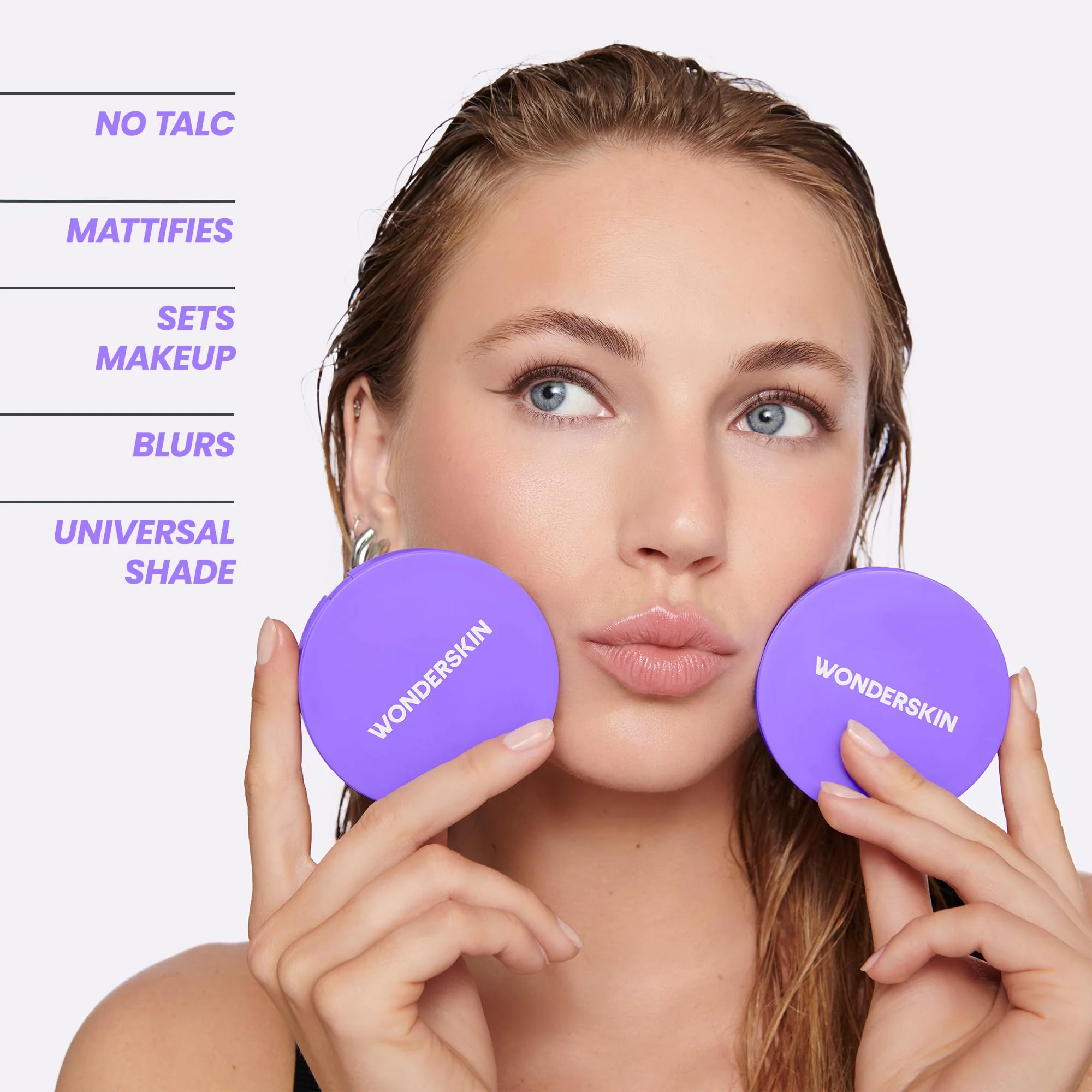 Wonderskin FYP Filter Powder - Translucent Powder Setting Makeup For Blurring, Mattifying and Poreless Finish - Image 3
