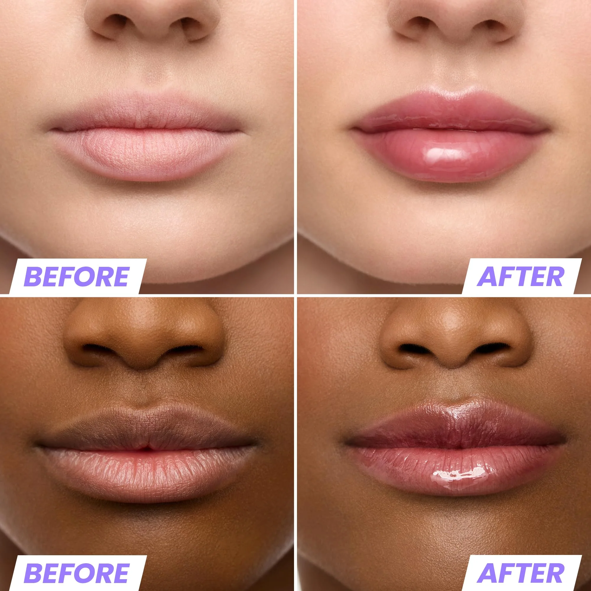 Wonderskin Lip Oil Rehab Serum - Tinted Lip Oil, Hydrating, Moisturizing, and Non-Sticky Deep Red Tint Serum for Dry Lips (Honey) - Image 7