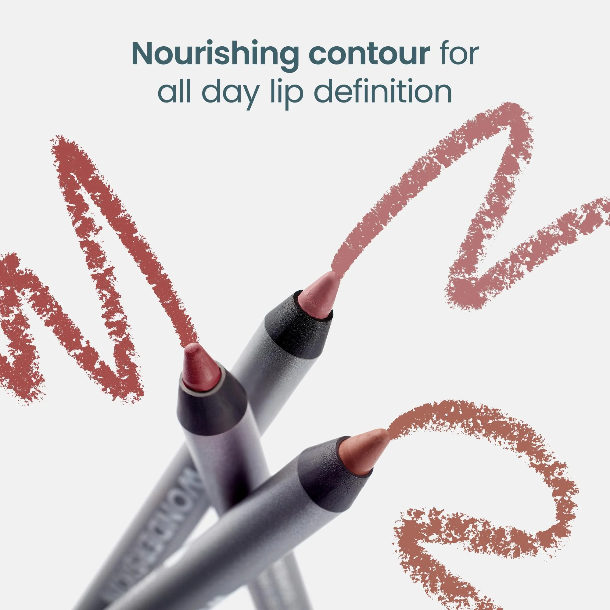 Wonderskin Lipliner Pencil - 360 Contour Lipliner, Long Lasting, Sharpenable, Waterproof and Transfer-Proof Nude Lip Liner Pencil (Blush) - Image 3