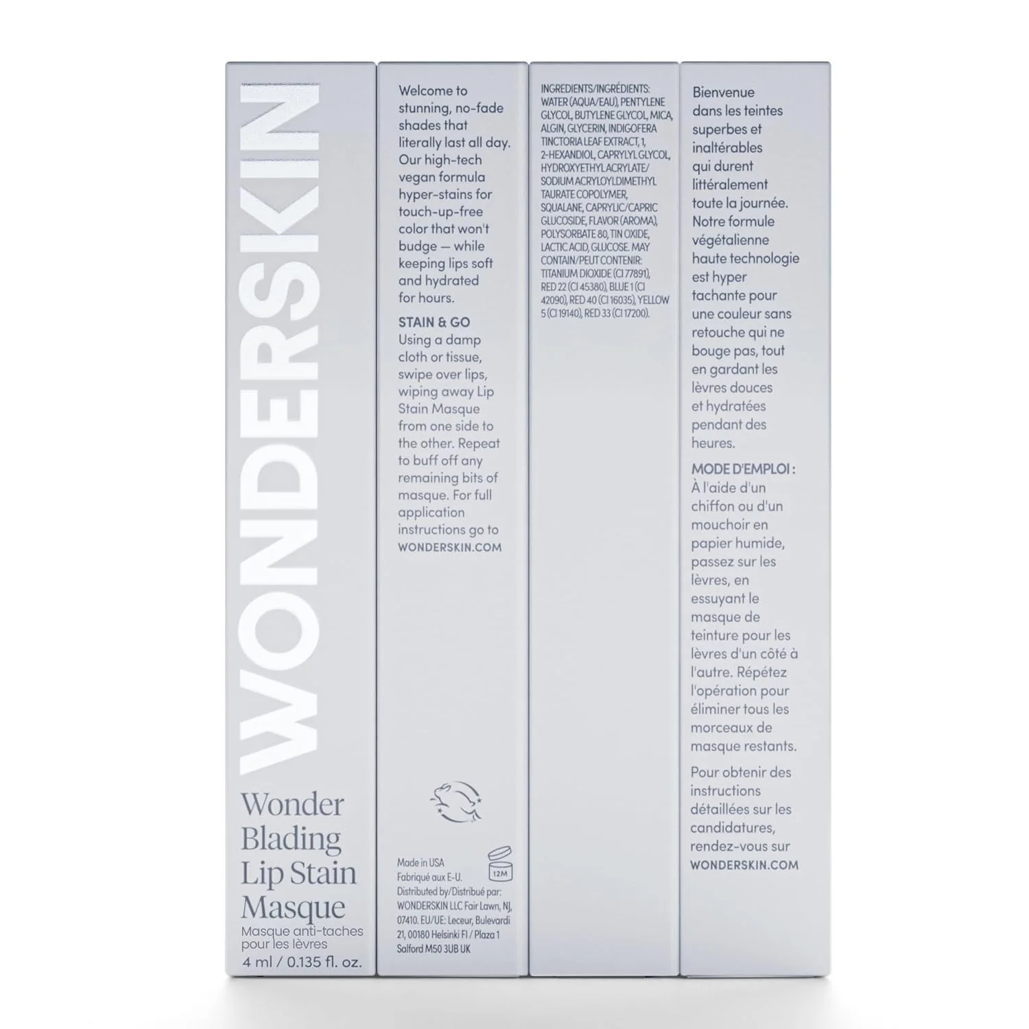 Wonderskin Wonder Blading All Day Lip Stain Peel Off Masque and Reveal Kit - Long Lasting, Waterproof Nude Lip Tint, Transfer Proof Natural Makeup Stain Kit (Bella) - Image 2