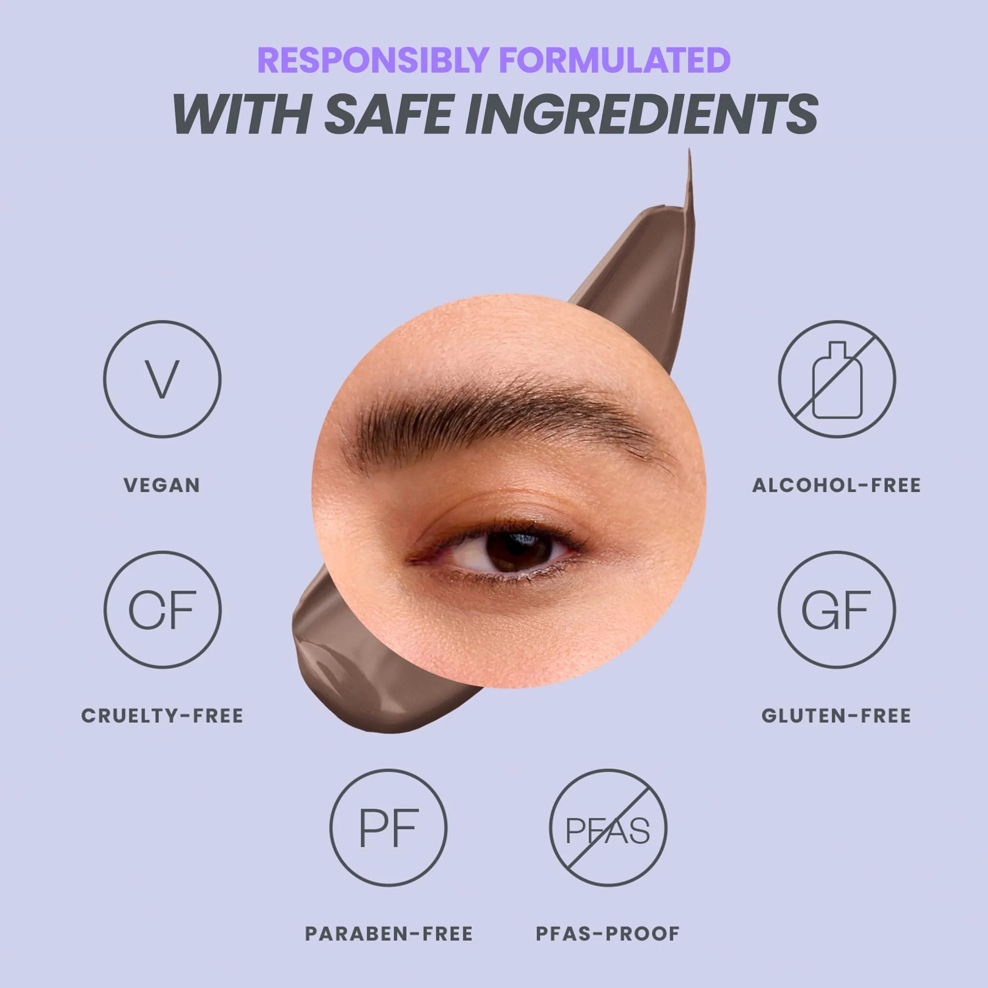Wonderskin Wonder Blading Brow Stain & Go Masque - Long Lasting Eye Brow Tint, Transfer Proof and Smudge Proof Eyebrow Tint Stain (Dark Brunette) - Image 5