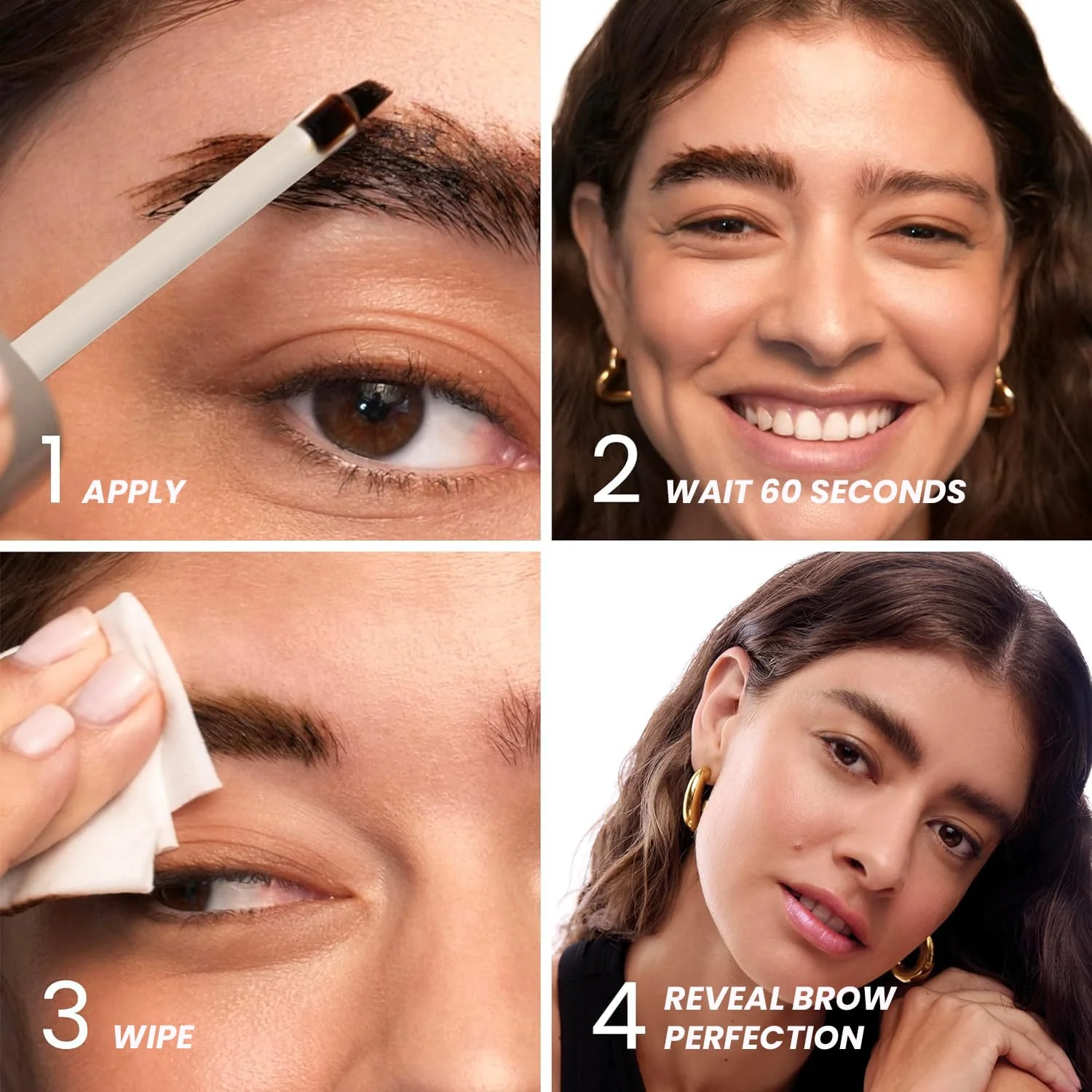 Wonderskin Wonder Blading Brow Stain & Go Masque - Long Lasting Eye Brow Tint, Transfer Proof and Smudge Proof Eyebrow Tint Stain (Dark Brunette) - Image 6