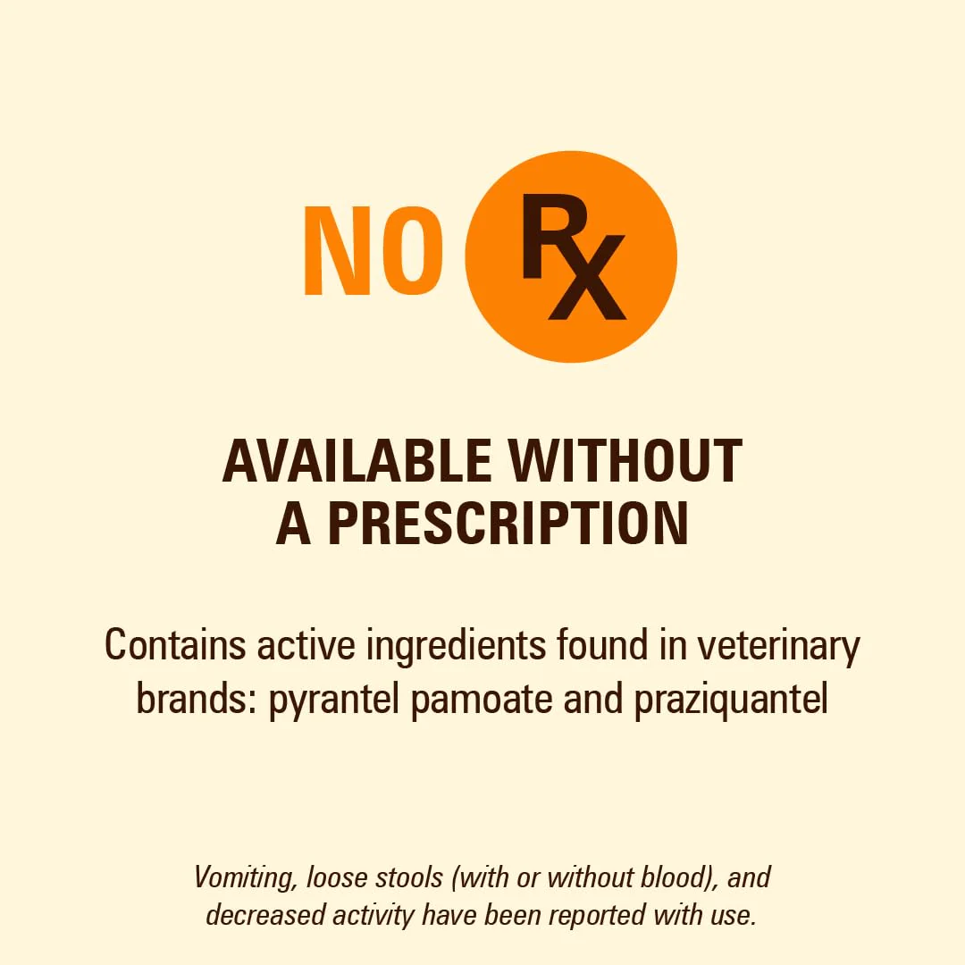 WORM X PLUS 7 Way De-Wormer Chewables for Dogs - Tablets for Small Dogs & Puppies (6-25 lbs) (pyrantel pamoate/praziquantel), 6 Count - Image 7