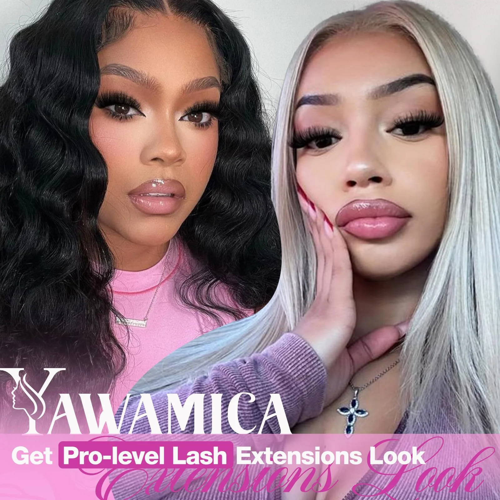 Yawamica Fluffy Lash Clusters Thick 200D Volume Eyelash Clusters 14-20mm Wispy Individual Lashes D Curly Cluster Eyelash Extensions 240pcs DIY Lash Extension for Beginners - Image 6