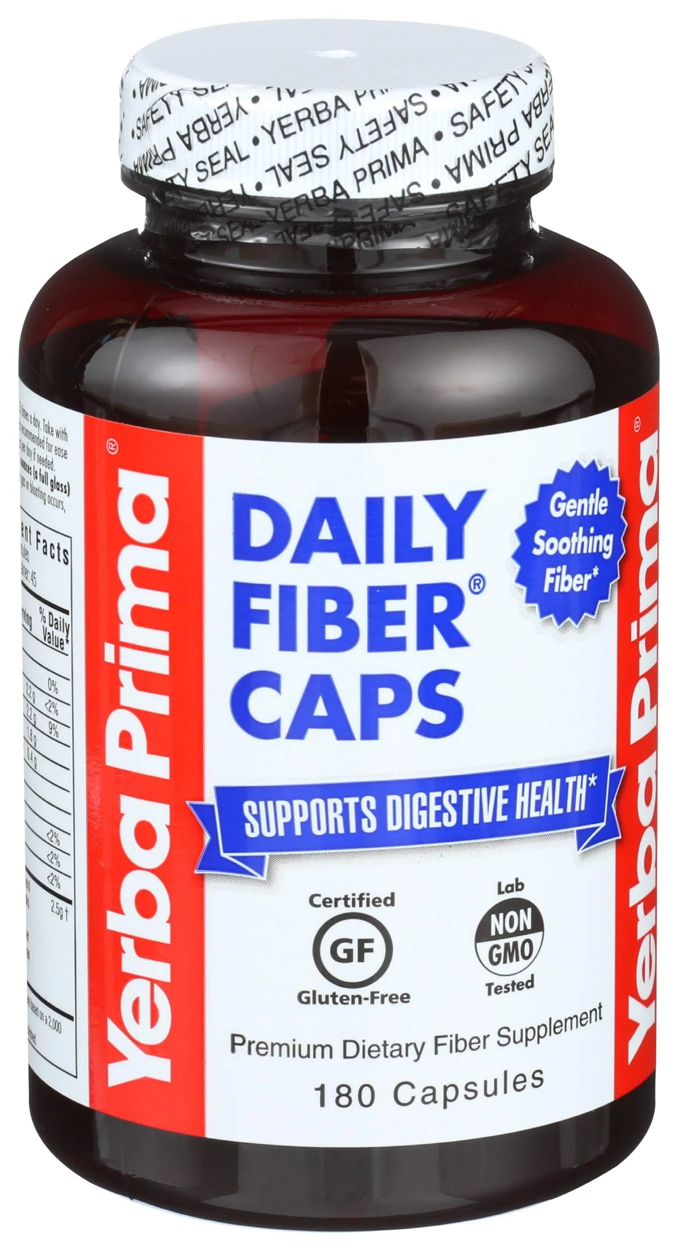 Yerba Prima Daily Fiber, 625mg, 180 Caplets - Image 5