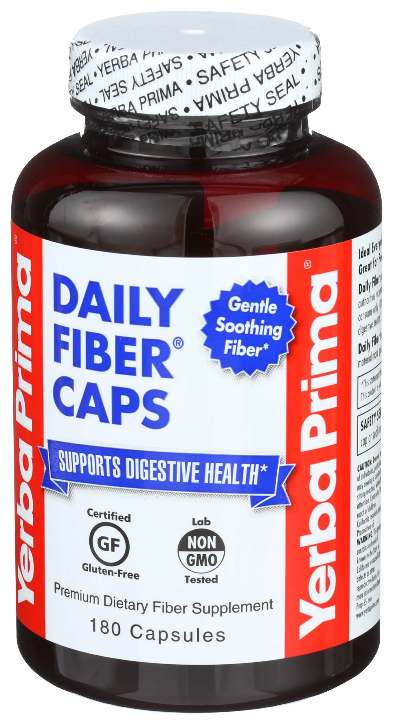 Yerba Prima Daily Fiber, 625mg, 180 Caplets - Image 6