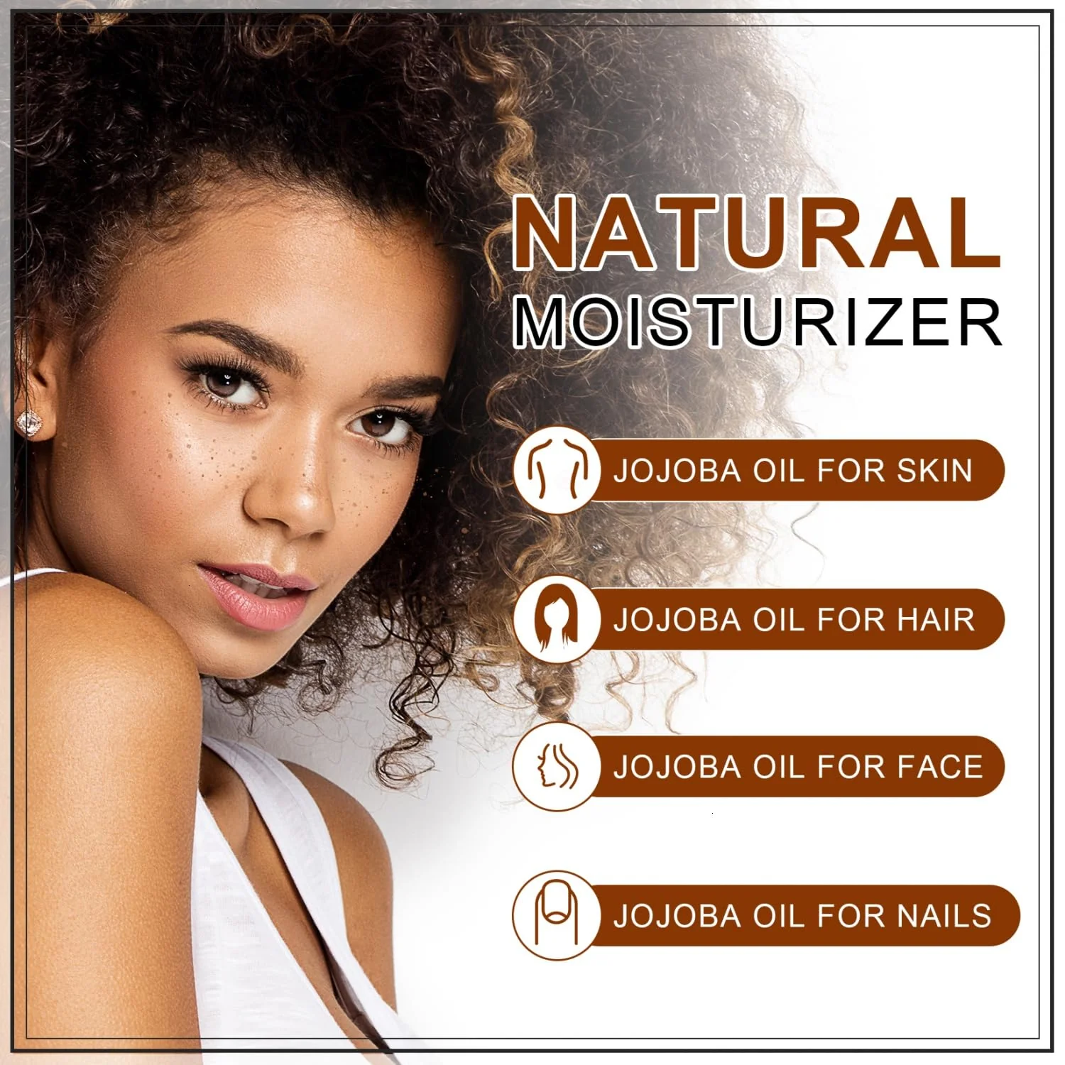 Yoken Pure Jojoba Oil Organic USDA Certified 16 fl oz, 100% Natural Jojoba Oil for Hair, Skin & Face, Cold Pressed Unrefined, Deeply Body Moisturizer Jojoba Carrier Oils for Essential oil Mixing - Image 2