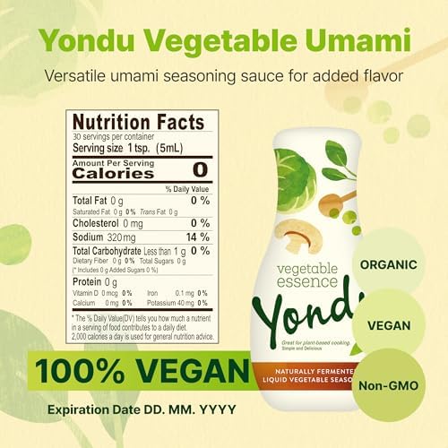 YONDU Organic Umami Seasoning Sauce: Replacement for Liquid Aminos, Fish Sauce, Soy Sauce. Non GMO, 100% Plant Based, Gluten Free (5.1 fl oz) - Image 2