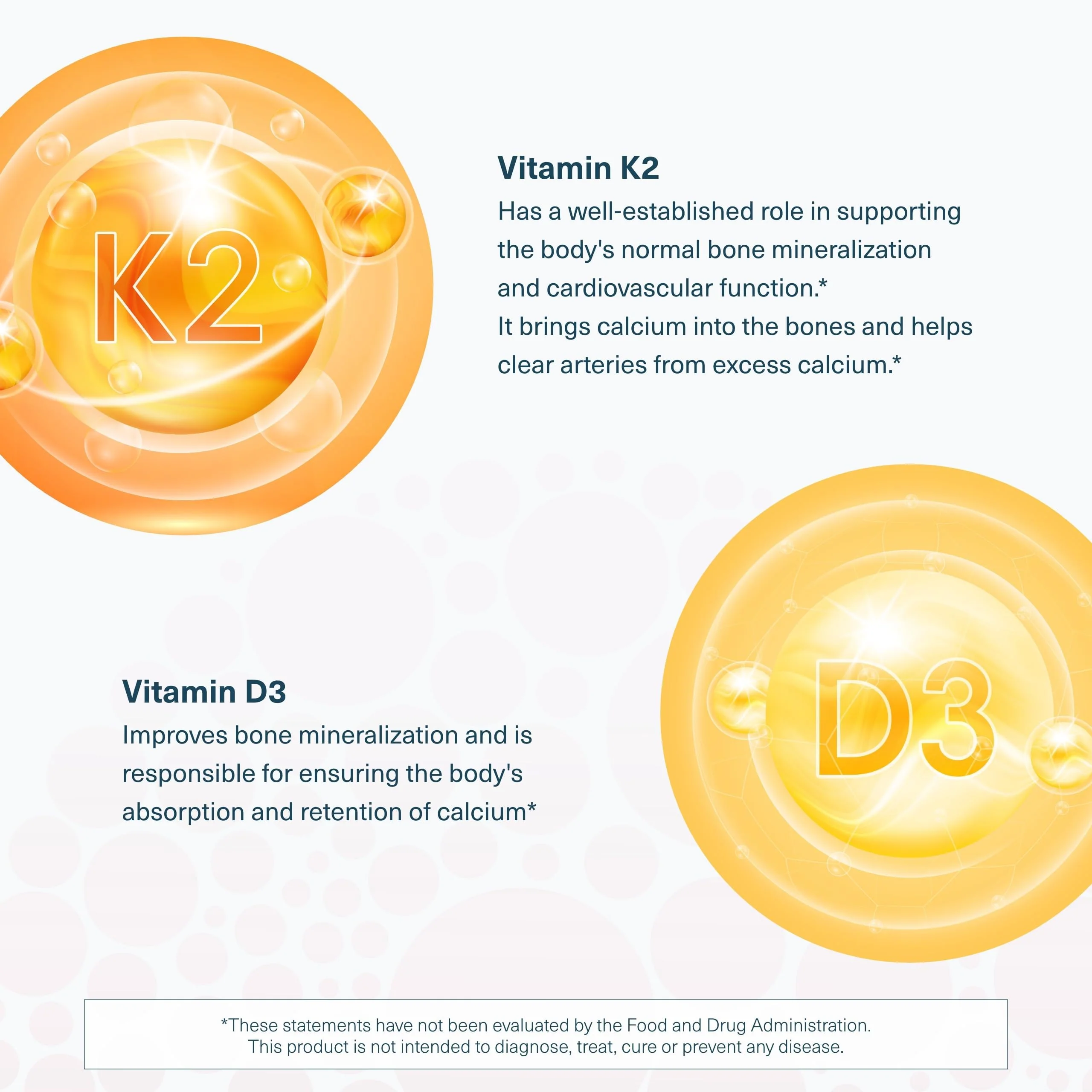 Youtheory K2D3 - Bone & Heart Health Support - Combines Vitamin D3 & Vitamin K2 - Dairy, Soy & Gluten Free - 60 Vegetarian Capsules - Image 4