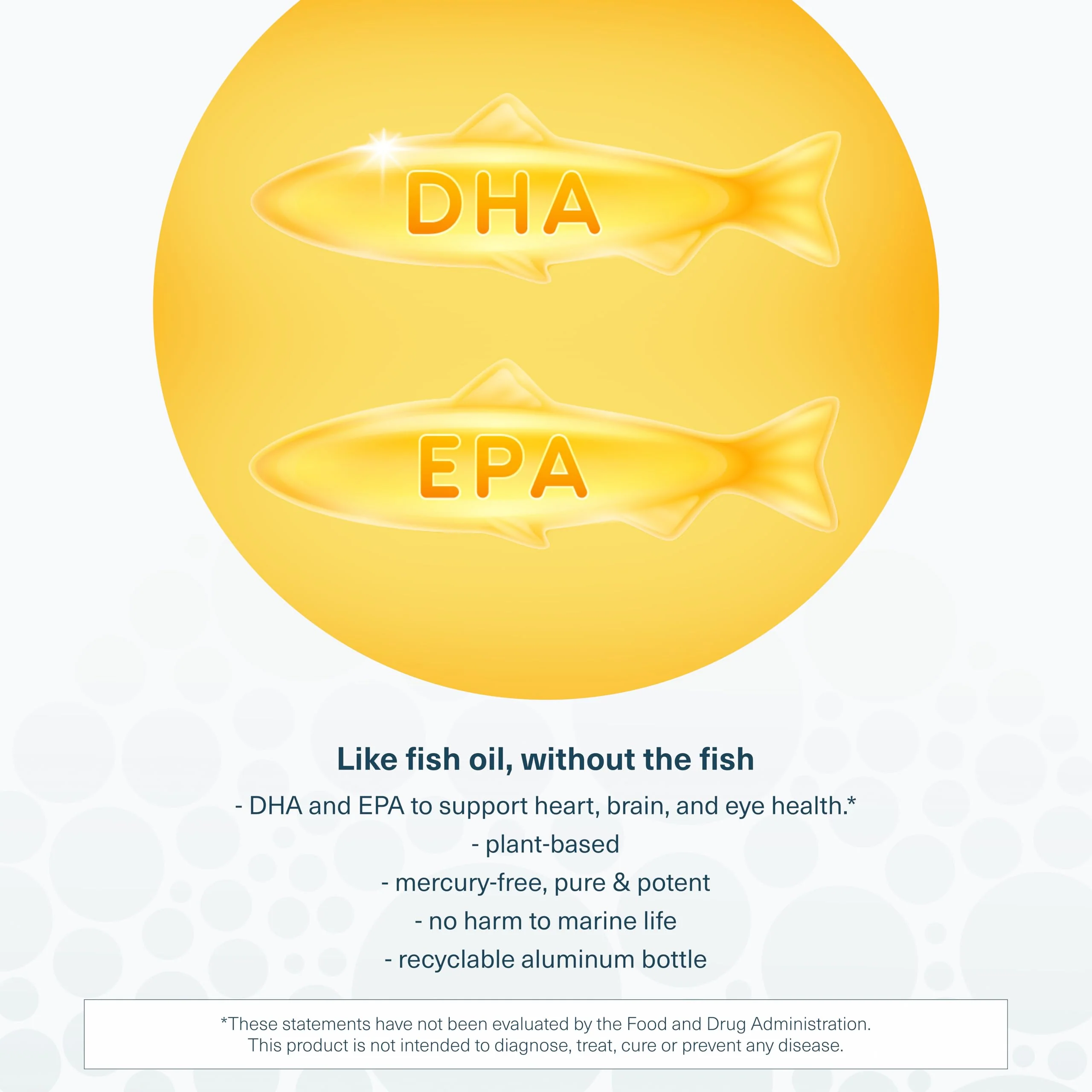 Youtheory Ocean-Friendly Omega - Algae Omega 3 Supplement with EPA & DHA - Supports Brain & Eye Health* - Plant-Based - for Pescatarian & Vegan Diets - 60 Softgels (30-Day Supply) - Image 4