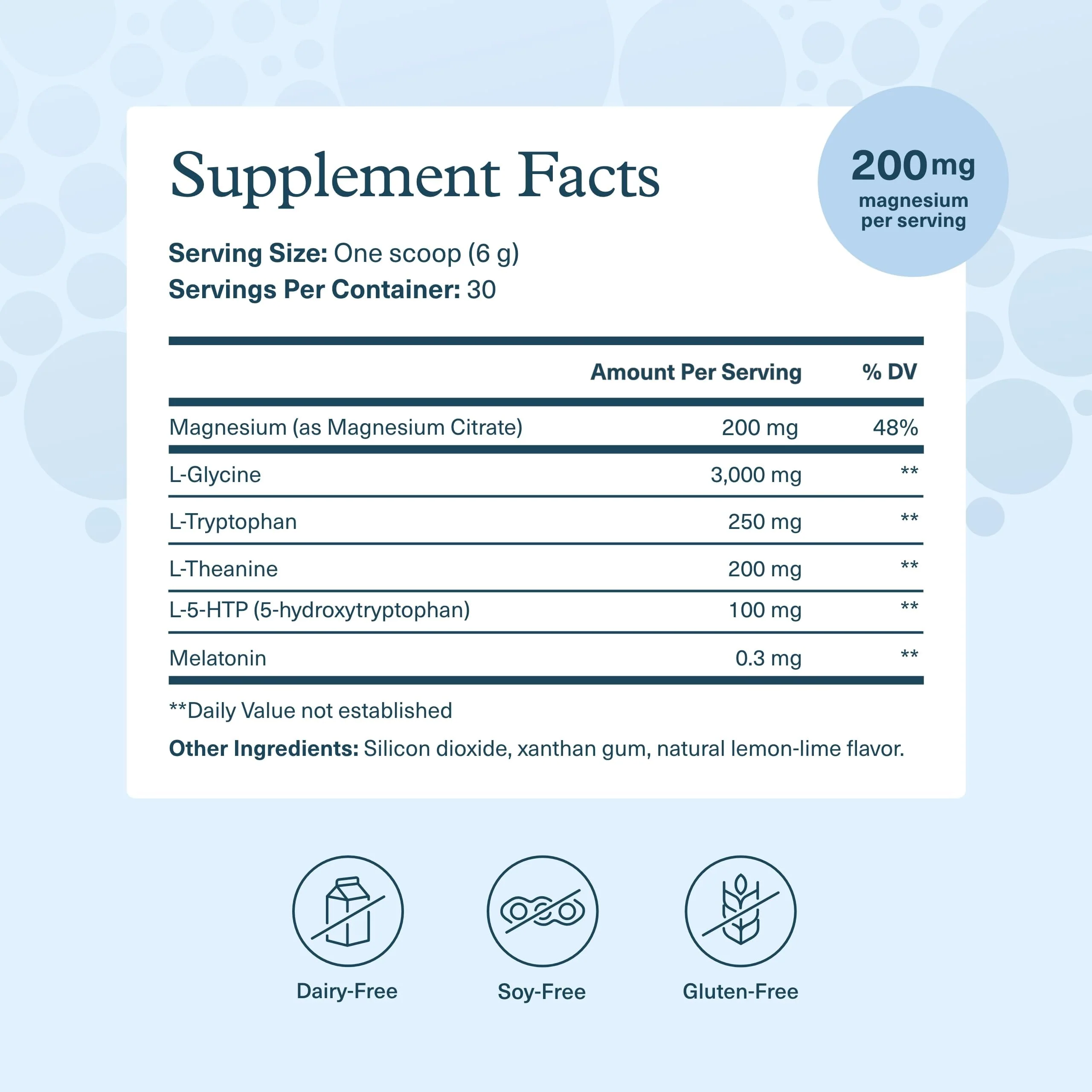 Youtheory Sleep Nighttime Powder - Powder for Circadian Rhythm Support & Stress Relief - Contains L-Theanine & Glycine - 6 oz (30-Day Supply) - Image 7
