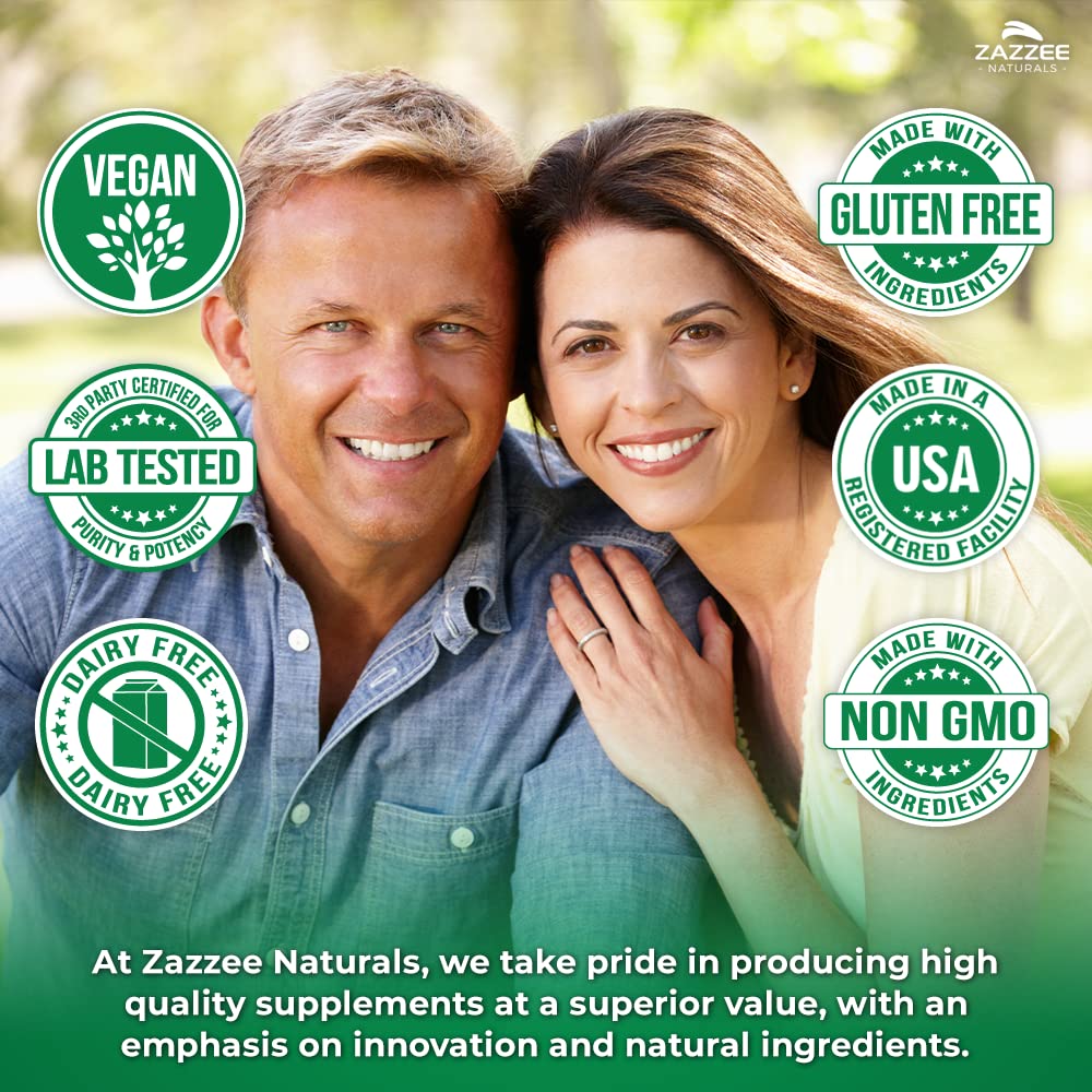 Zazzee Extra Strength Mullein 10:1 Extract, 3000 mg Strength, 120 Vegan Capsules, 4 Month Supply, Certified Kosher, Lung and Respiratory Support, 100% Pure Leaf Powder, Non-GMO, Made in the USA - Image 4