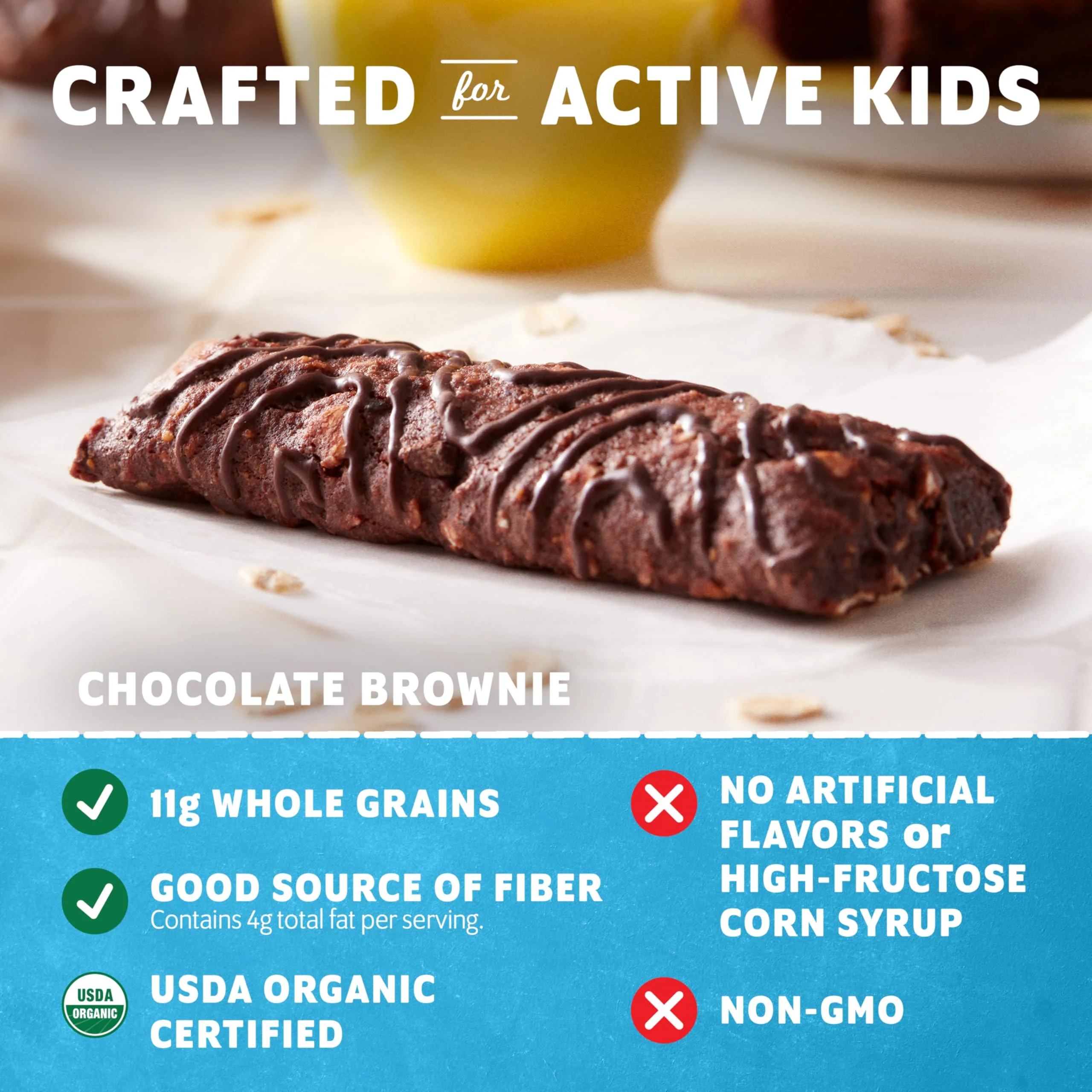Zbar - Chocolate Brownie - Soft-Baked Energy Snack Bars - Non-GMO - 11g Whole Grains - USDA Organic Granola Bars (18 Pack) - Image 16