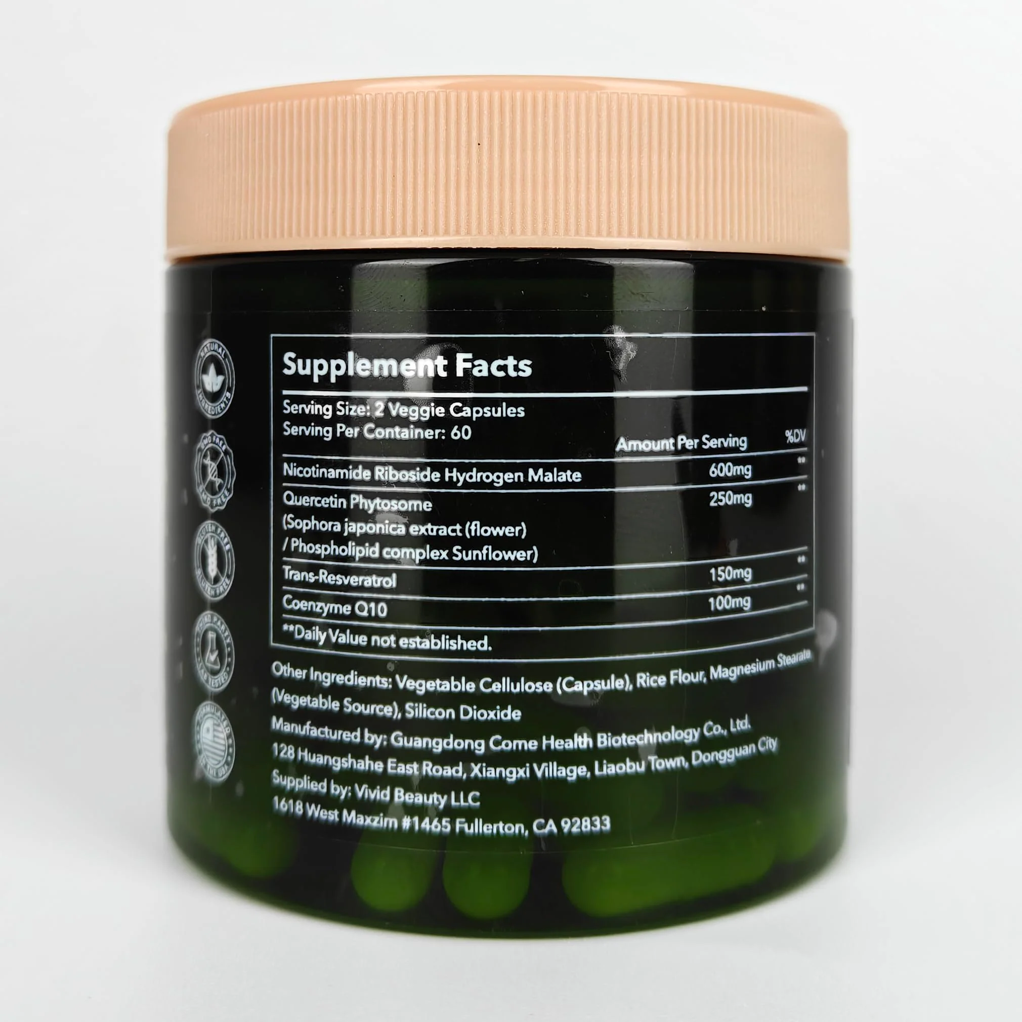 ZenUP NAD+ Supplement | 1100mg Liposomal Nicotinamide Riboside with Resveratrol & Quercetin | Anti-Aging, Cellular Energy, Mental Focus | 120 Caps - Image 8