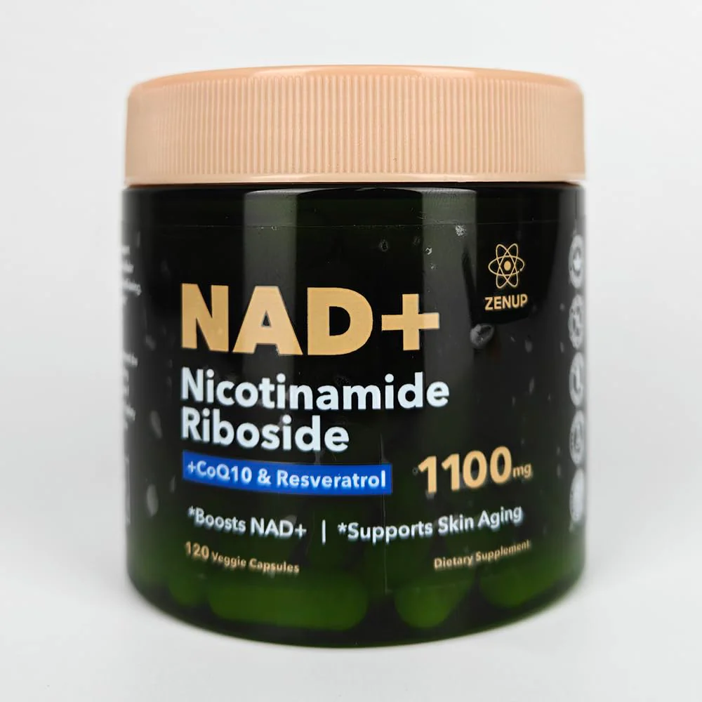 ZenUP NAD+ Supplement | 1100mg Liposomal Nicotinamide Riboside with Resveratrol & Quercetin | Anti-Aging, Cellular Energy, Mental Focus | 120 Caps - Image 9