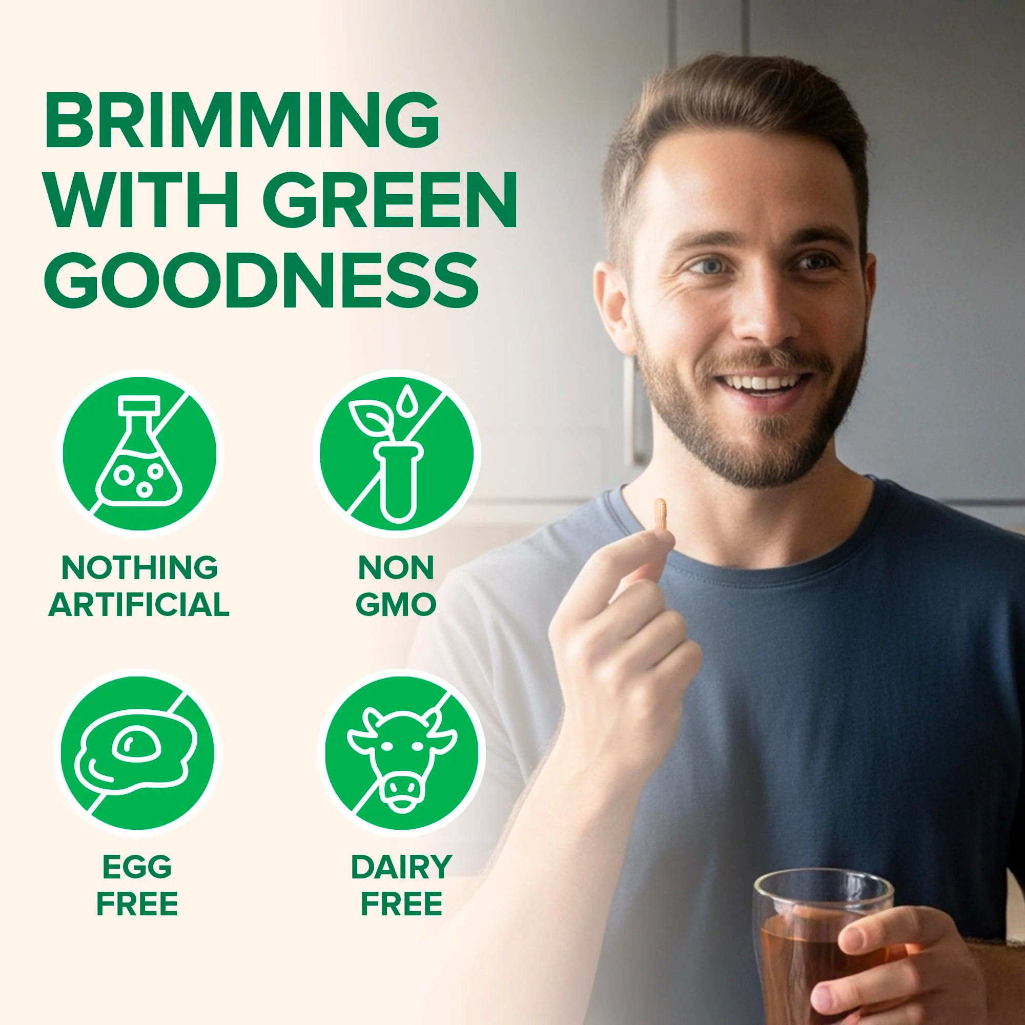 Zenwise Health Green Tea Extract Capsules for Men & Women - EGCG Supplement with Green Coffee Bean Extract Boosts Energy & Memory - Immune Support for Skin, Brain & Hearth Health - Vegan - 120 Count - Image 3