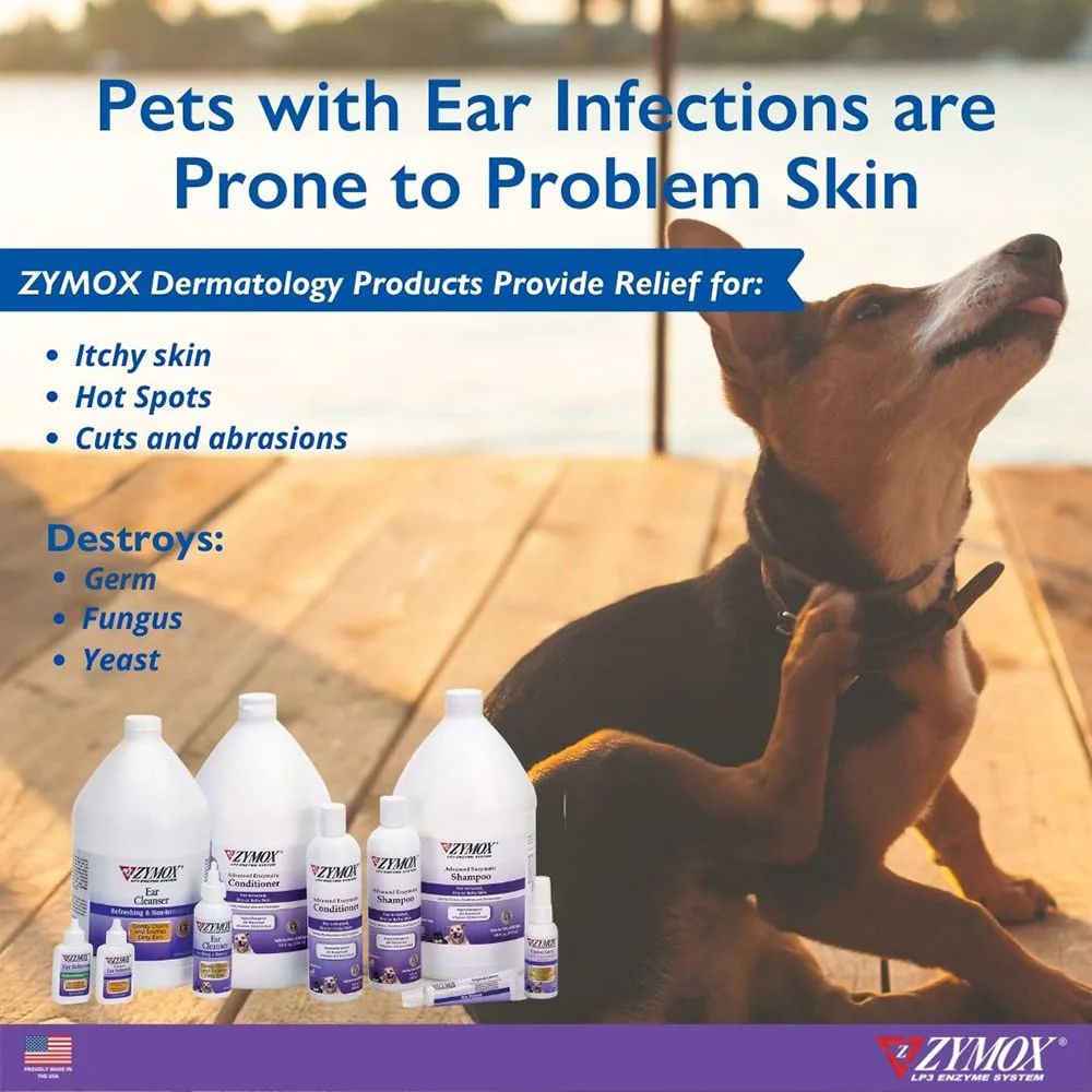 ZYMOX Advanced Enzymatic Leave-On Conditioner, 12oz. – for Pets & Animals of All Ages: Conditions, Detangles, Soothes, & Moisturizers Skin & Coat - Image 2