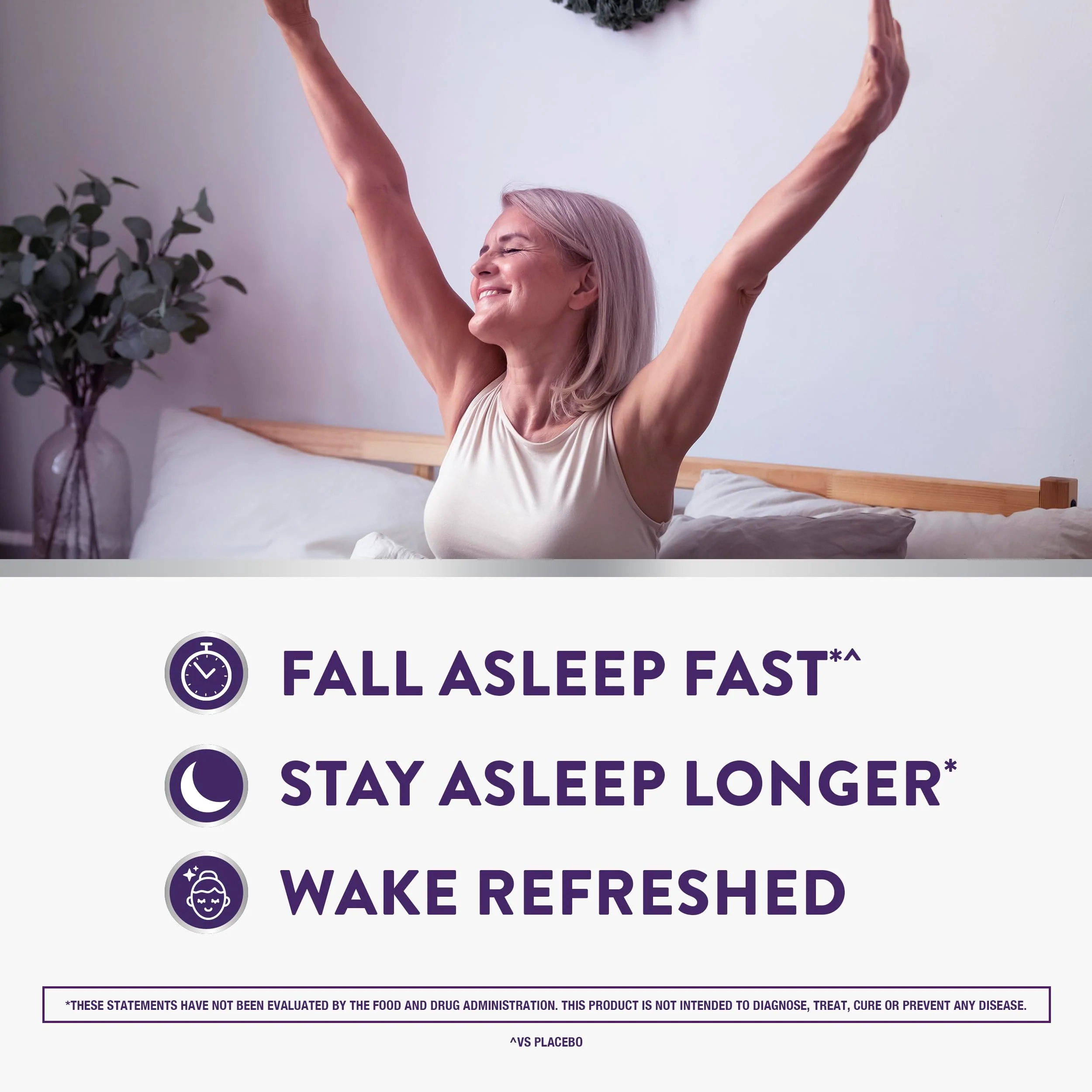 ZzzQuil PURE Zzzs Melatonin Gummies, Sleep Aid, Melatonin 2mg, with Chamomile & Lavender, Melatonin Sleep Gummies, Sleep Aids for Adults, Wildberry Vanilla Flavored, 72 Sleep Gummies - Image 4